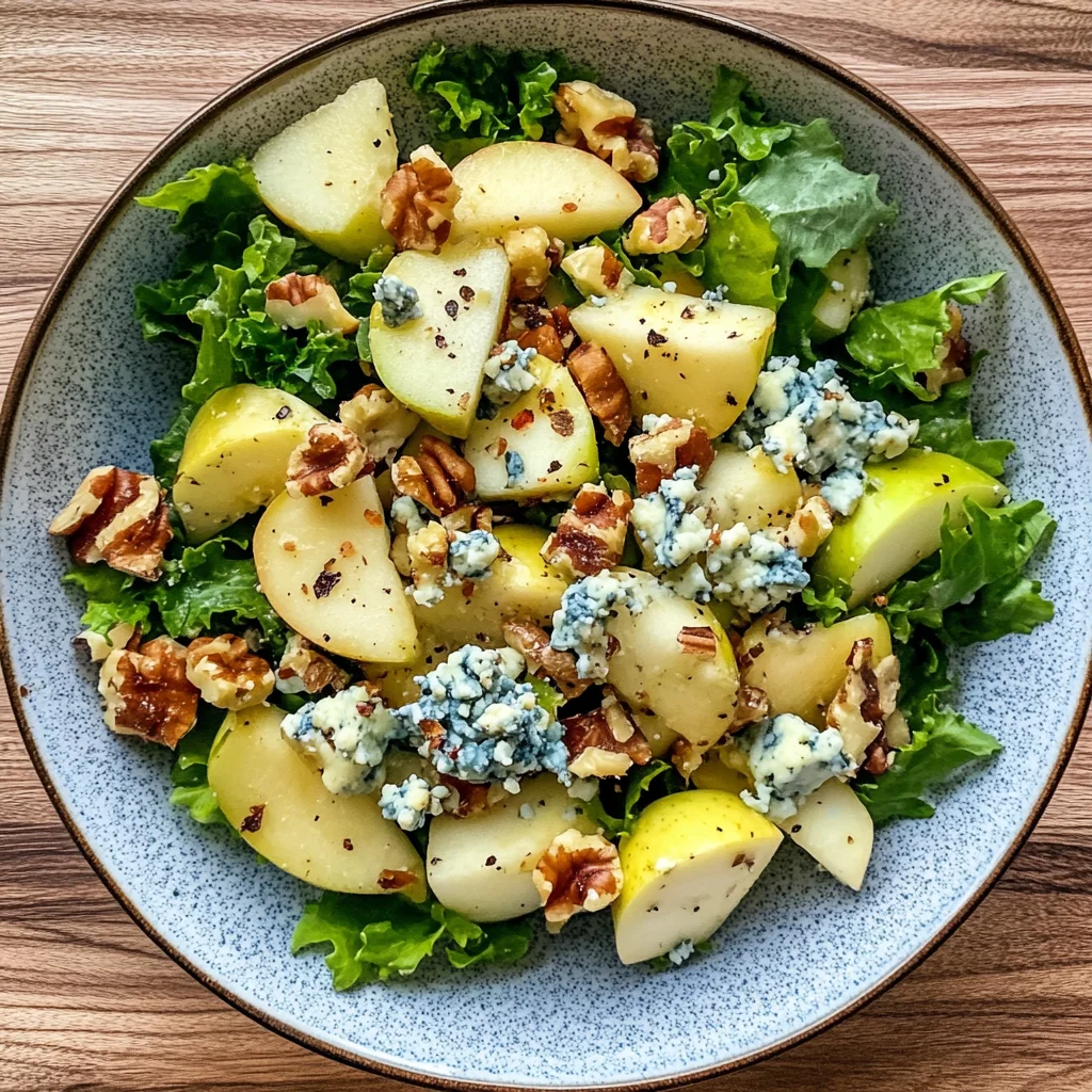 Apple Walnut & Blue Cheese Salad: A Culinary Delight