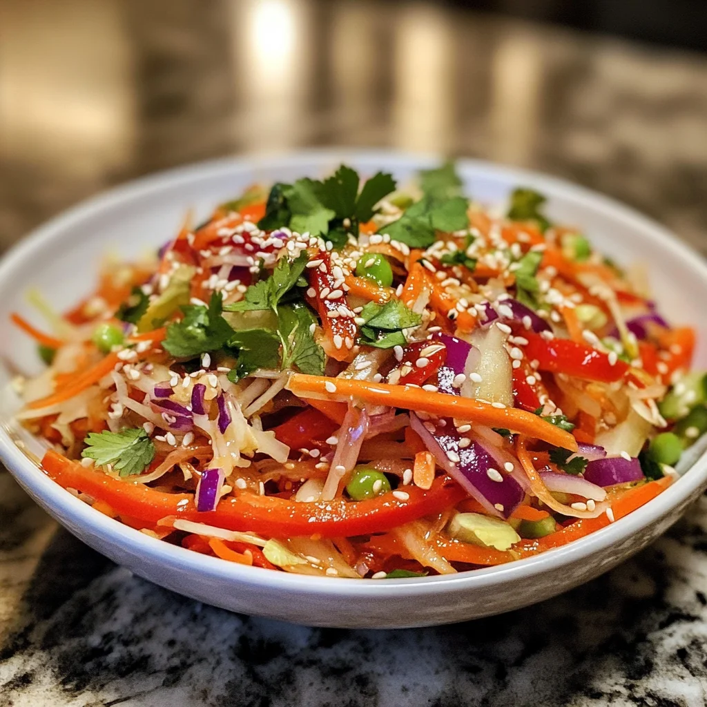 Asian Sesame Ginger Salad: A Vibrant and Flavorful Recipe