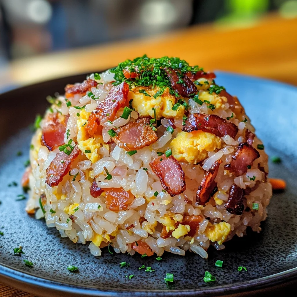 Bacon and Egg Fried Rice: A Deliciously Savory Breakfast