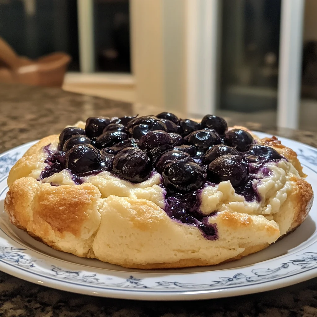 Blueberry Fluffy Cottage Cheese Cloud Bread Recipe