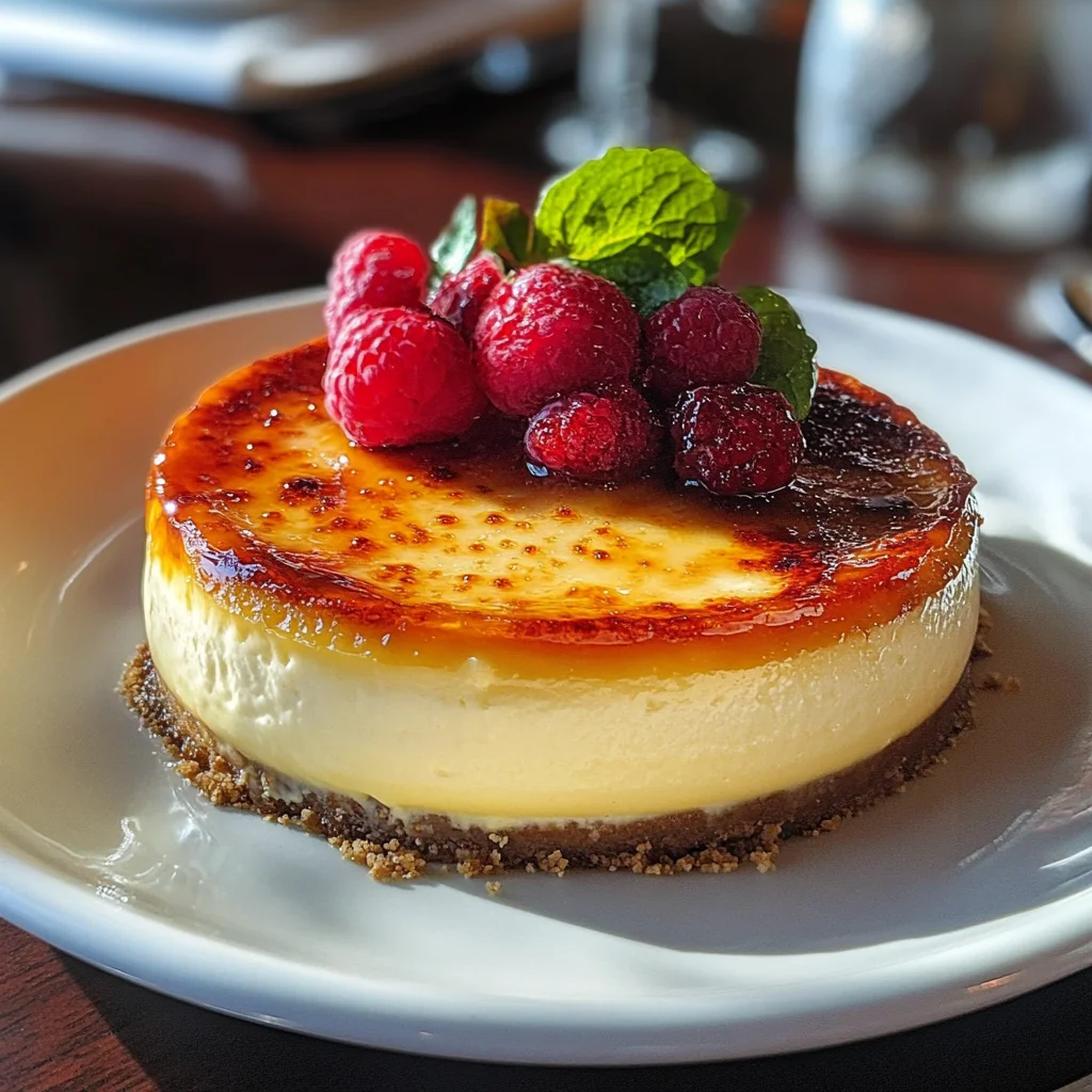 Crème Brûlée Cheesecake Recipe