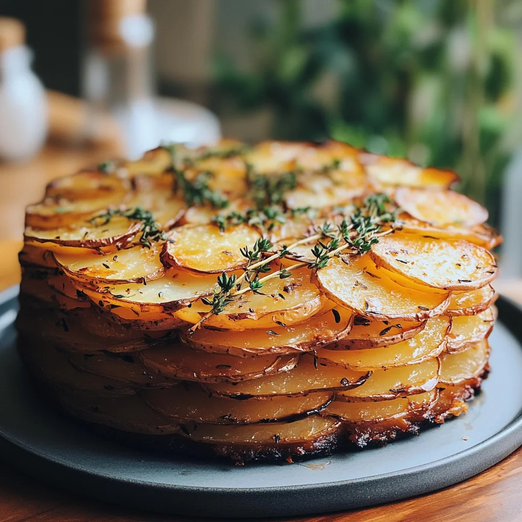 Crispy Balsamic-Thyme Potato Torte: A Deliciously Crispy and Flavorful Recipe