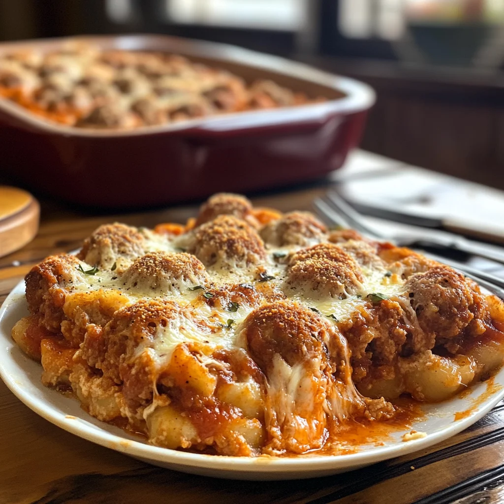 Dump and Bake Meatball Casserole: A Weeknight Winner