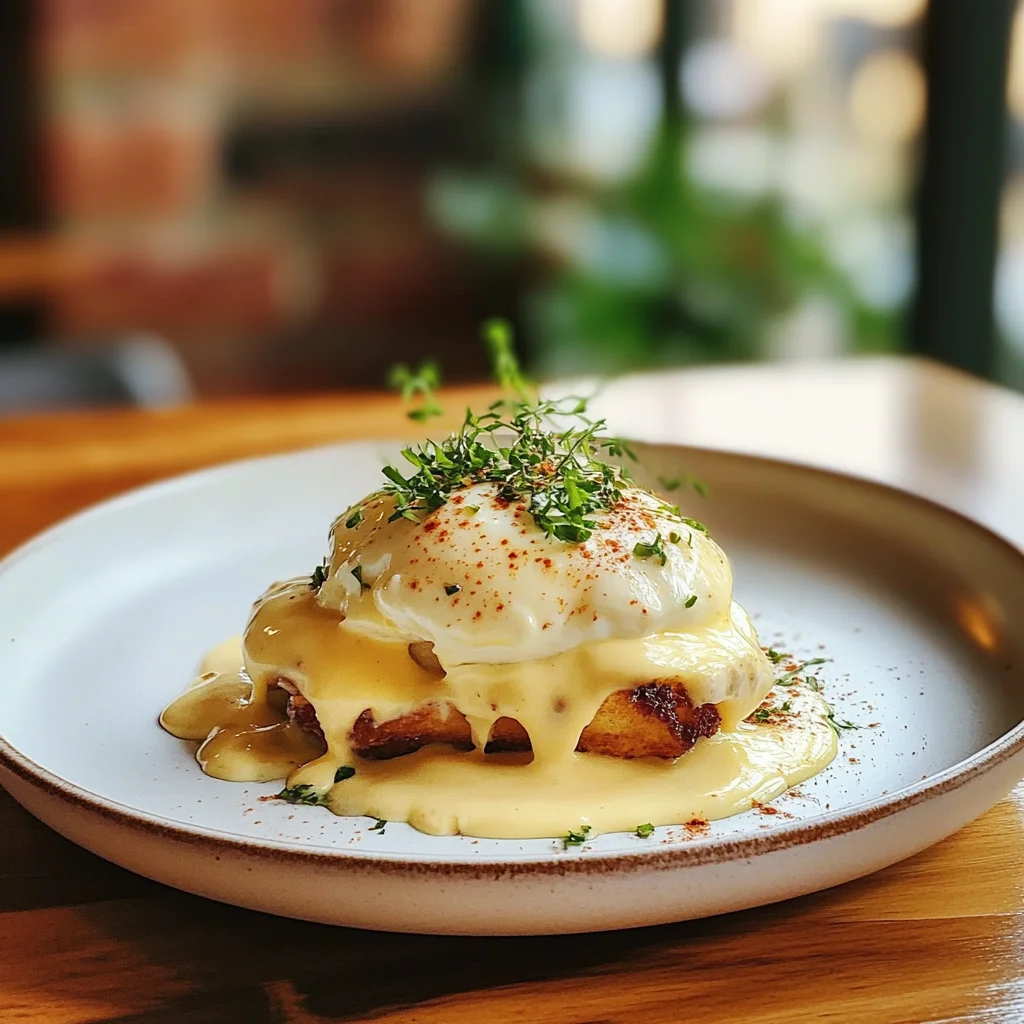 Eggs Benedict with Hollandaise Sauce: A Classic Brunch Masterpiece