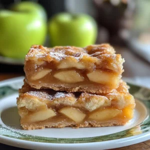 Flaky Apple Pie Bars Recipe