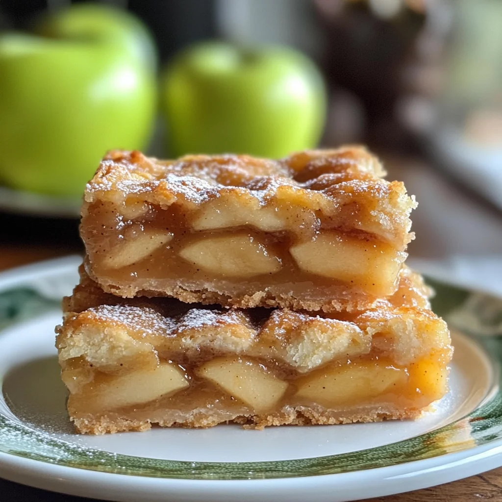 Flaky Apple Pie Bars Recipe