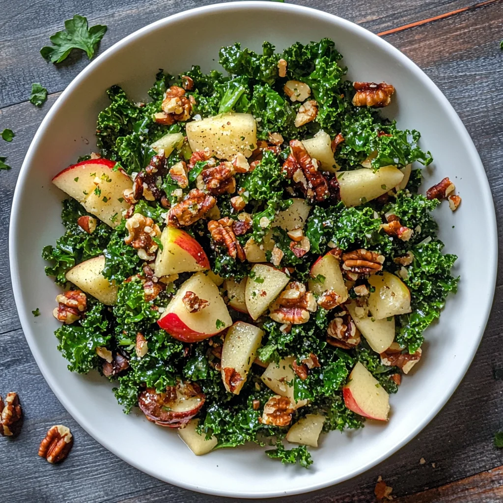 Kale & Apple Salad with Walnuts: A Delicious and Nutritious Recipe