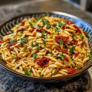 Orzo & Sun-Dried Tomato Salad