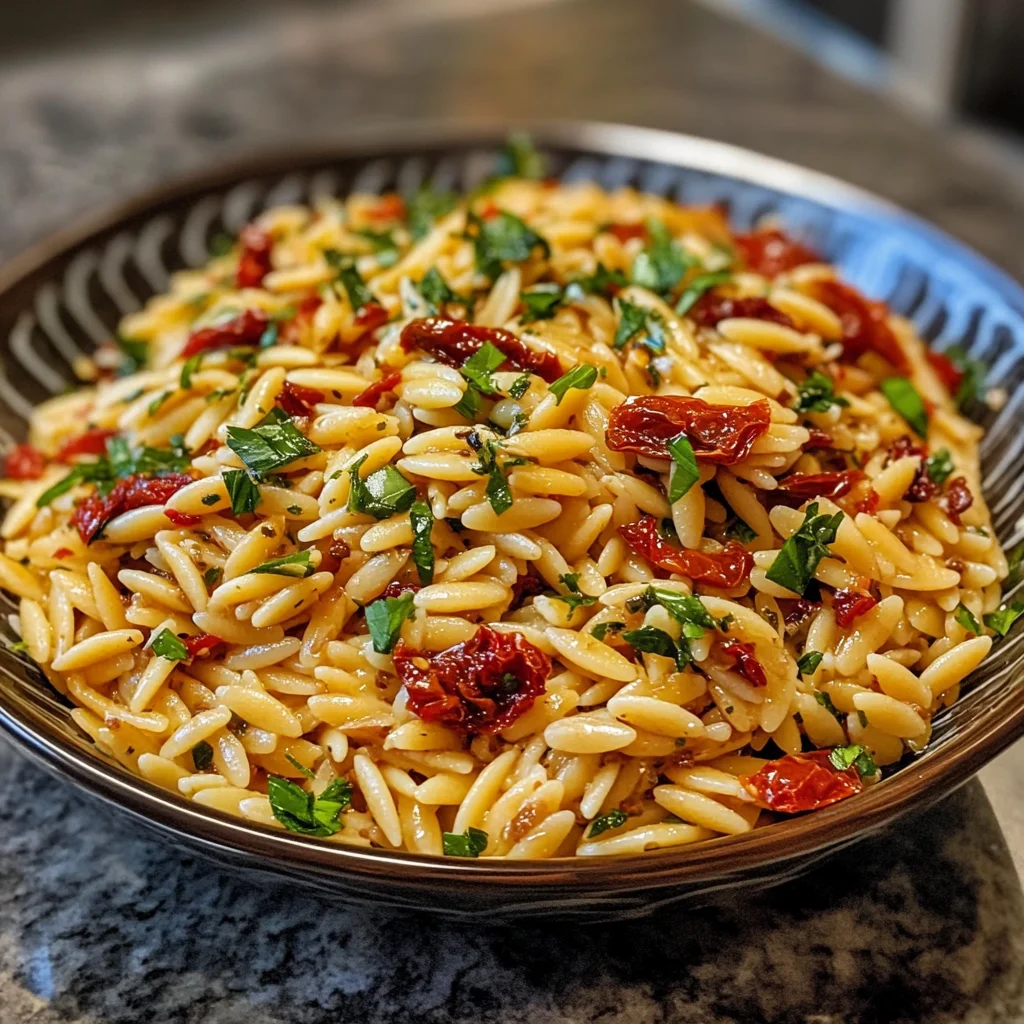 Orzo & Sun-Dried Tomato Salad: A Vibrant Summer Recipe