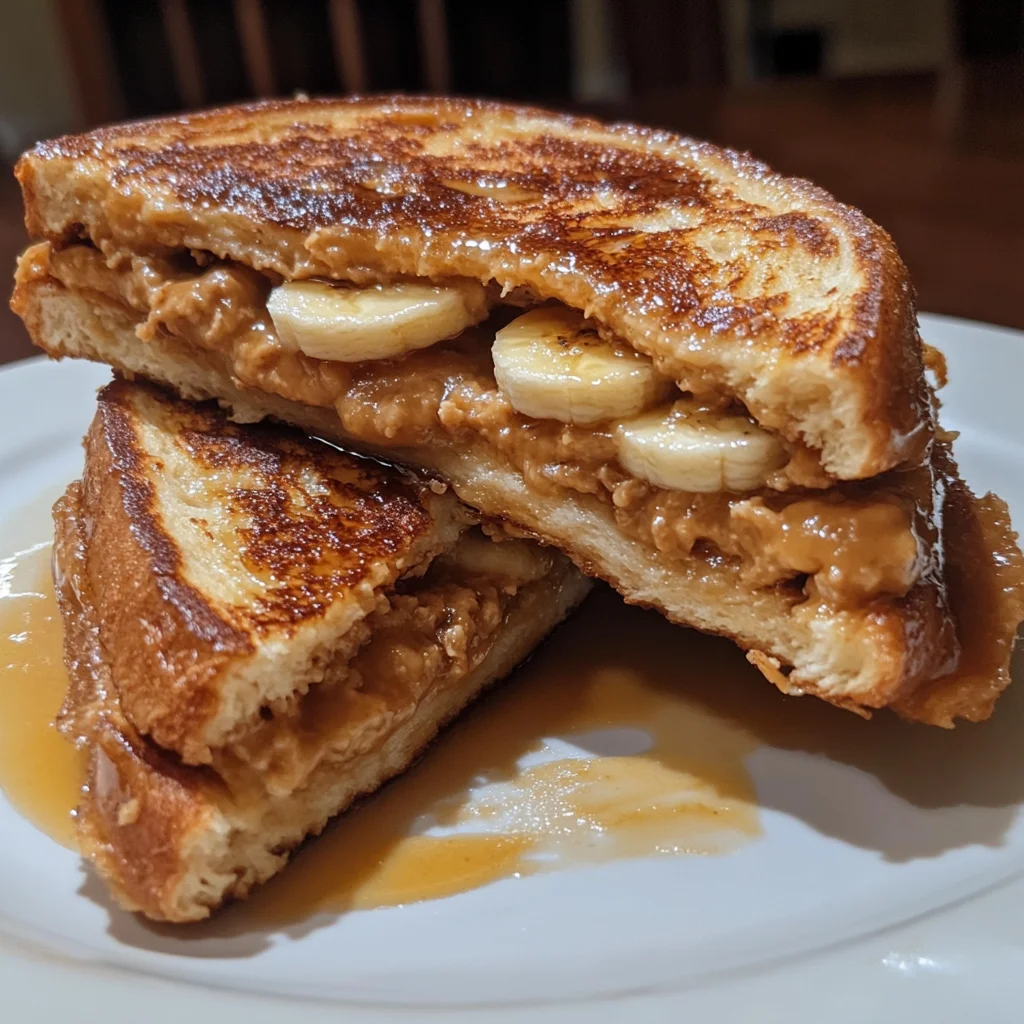 Peanut Butter and Banana Stuffed French Toast: A Sweet and Savory Breakfast Delight