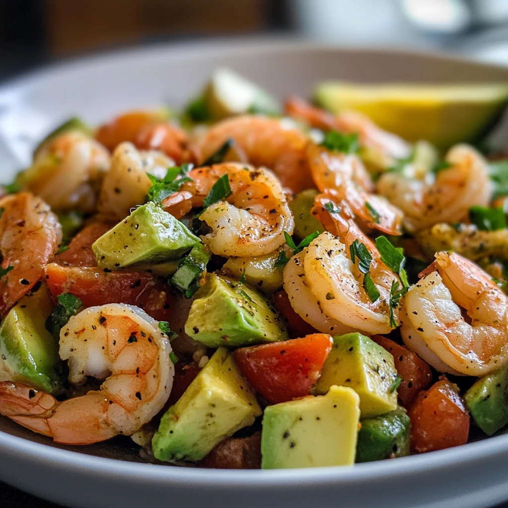 Shrimp & Avocado Salad: A Refreshing and Healthy Recipe