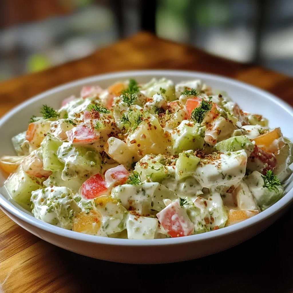 Waldorf Salad with Yogurt Dressing