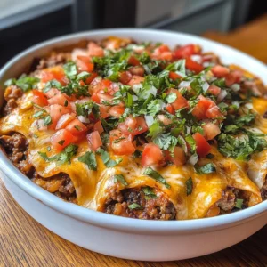 Walking Taco Casserole